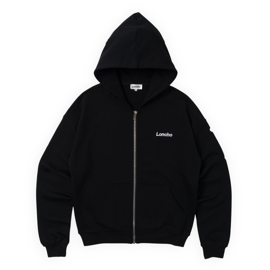 uneune hoodie black
