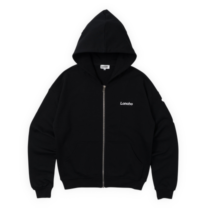 uneune hoodie black